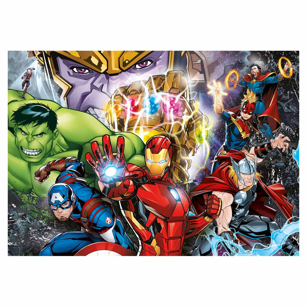 Clementoni briljante puzzel wonder superhelden, 104st.