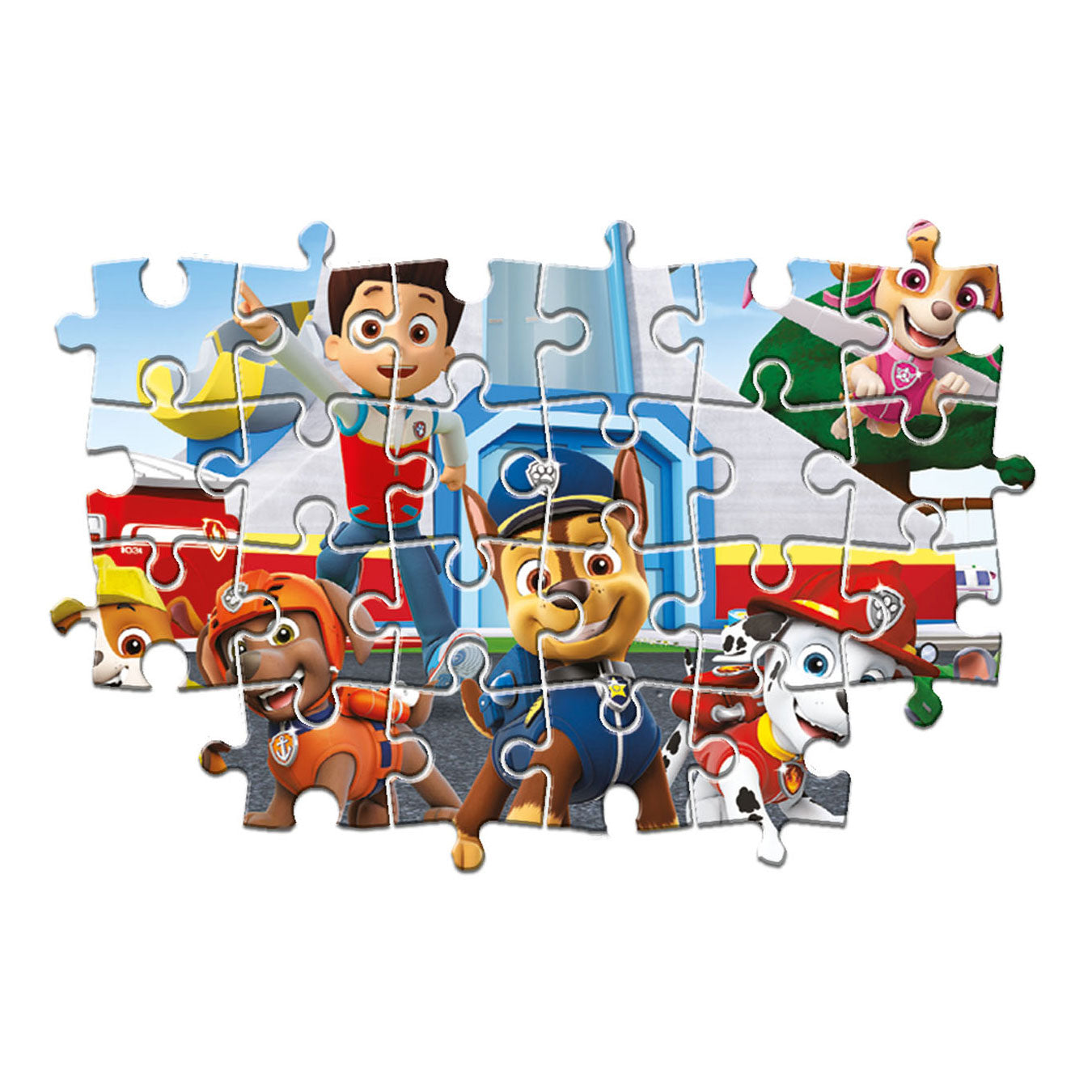 Clementoni maxipuzzel pootpatrouille, 104st.