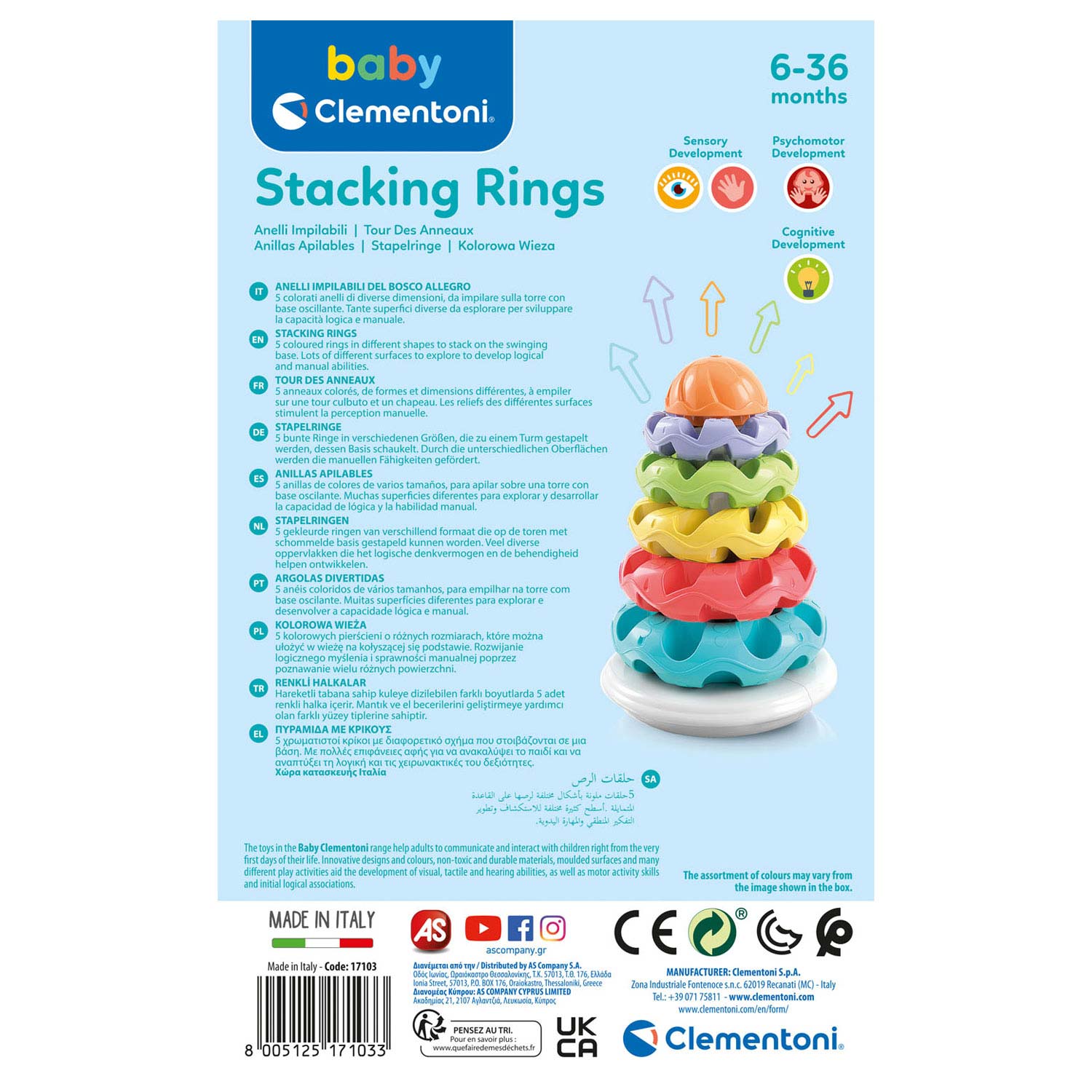 Clementoni Baby Stapelringen