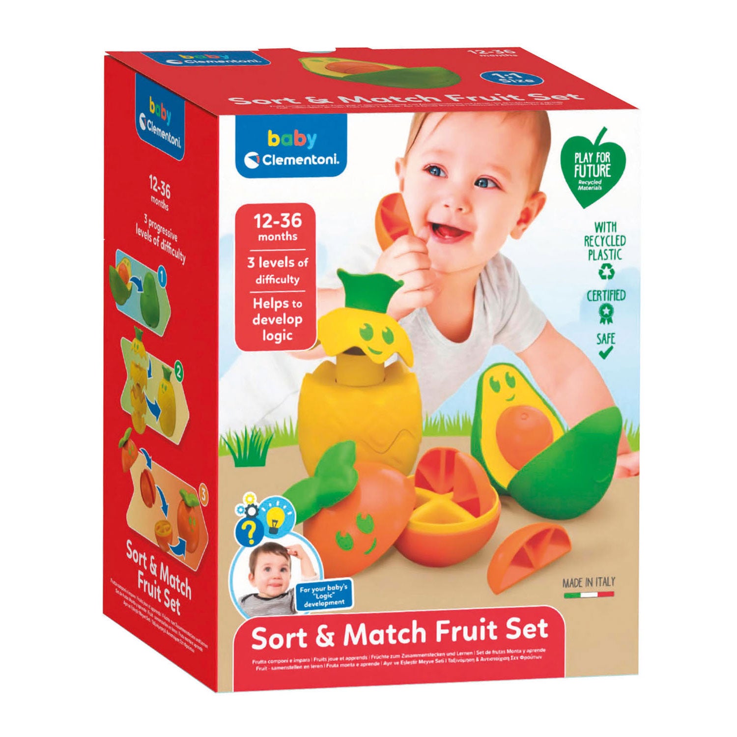 Clementoni Baby Logic Fruitset