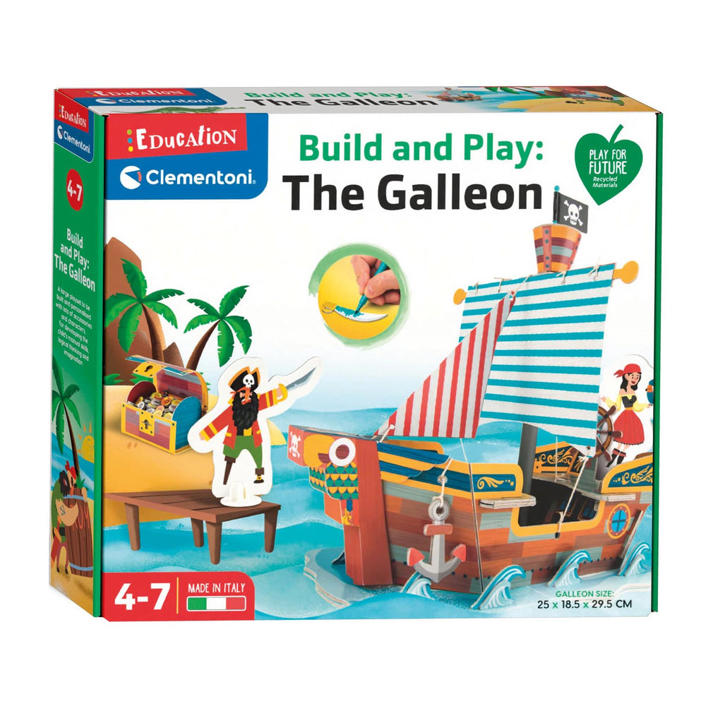 Clementoni Educatie - Bouw Speel Piratenboot