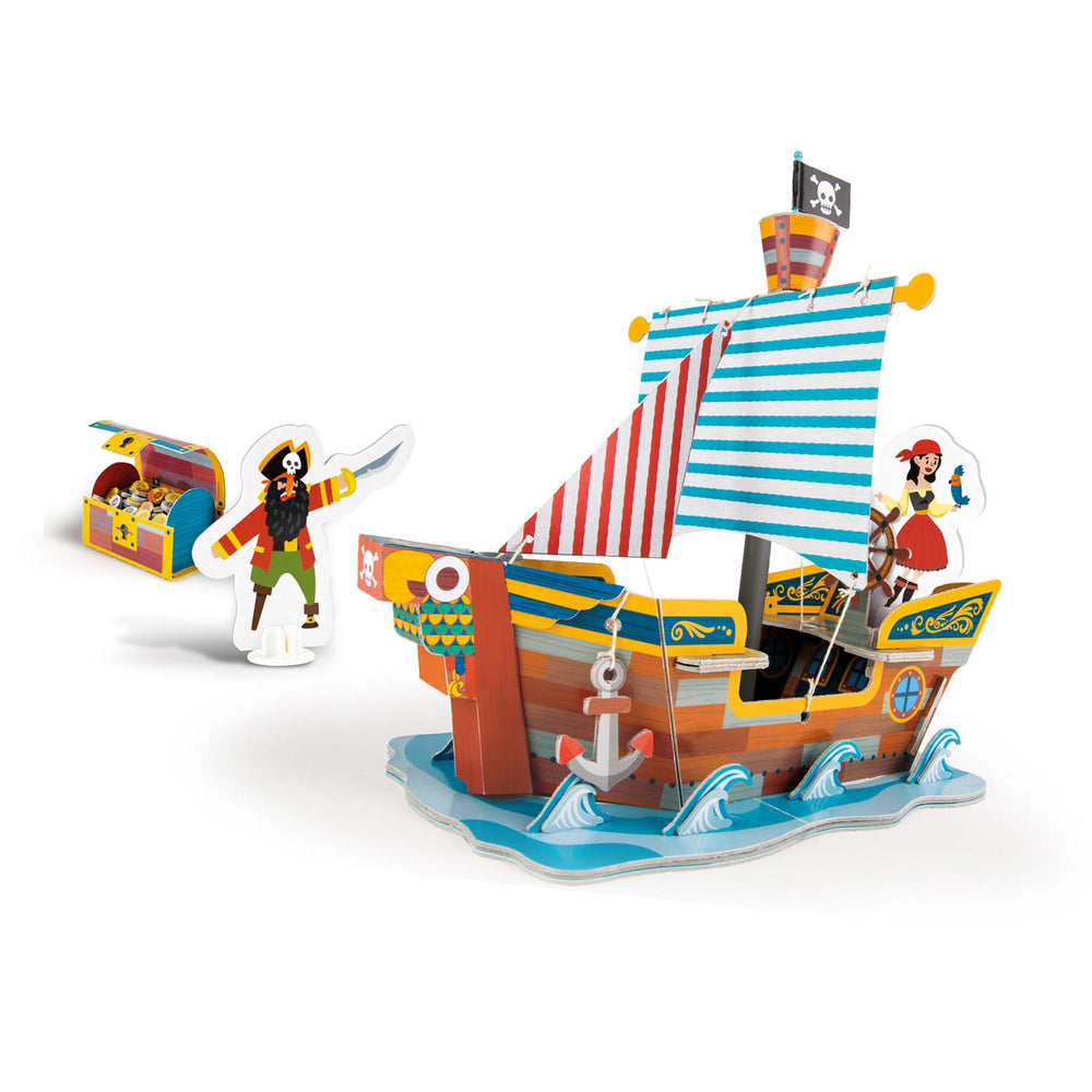 Clementoni Educatie - Bouw Speel Piratenboot