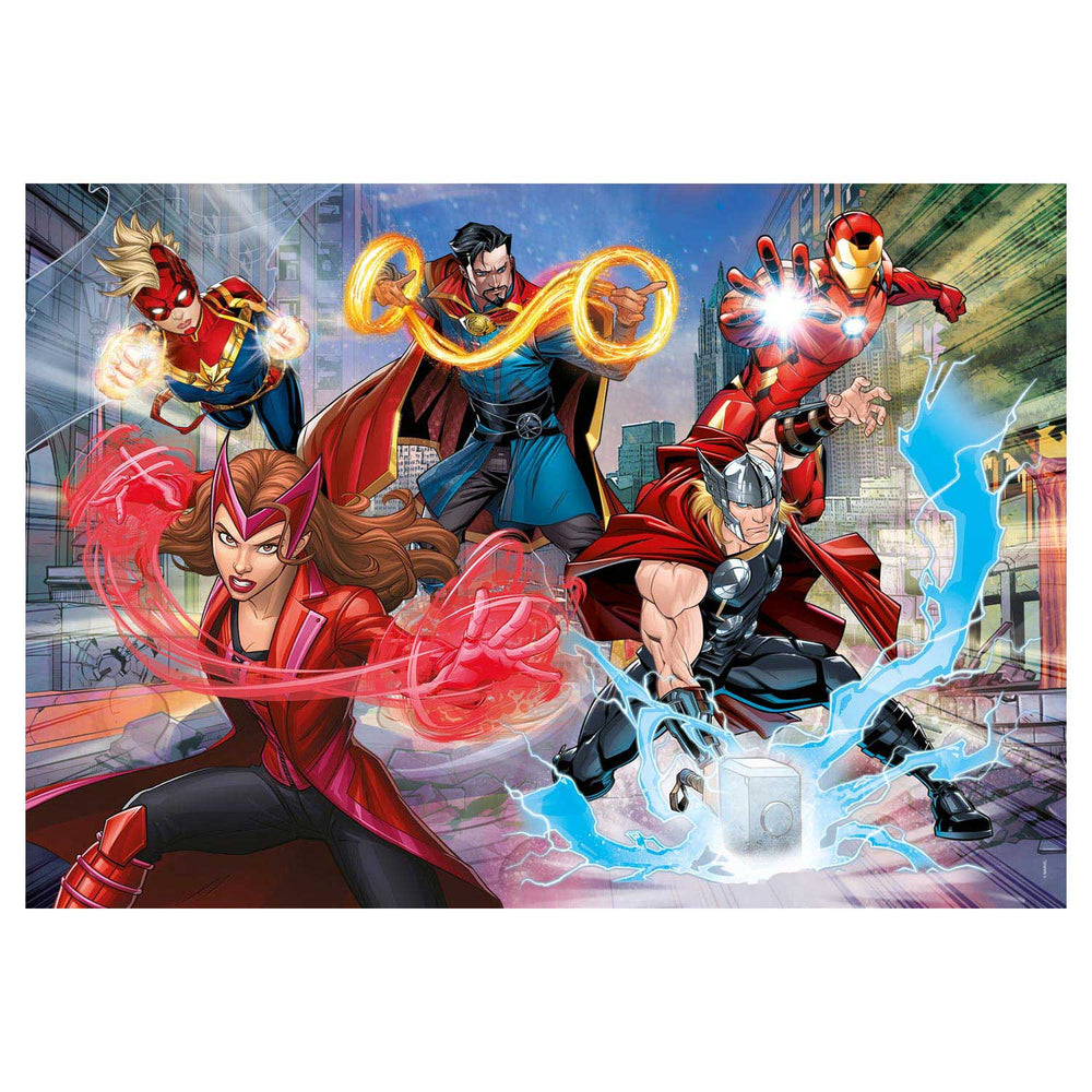 Clementoni glitterpuzzel the avengers, 104st.