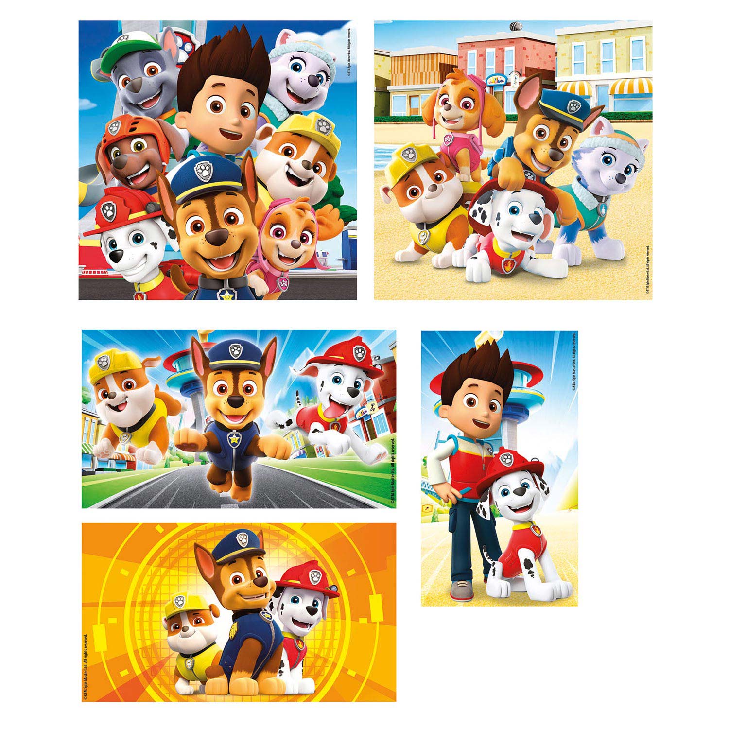 Clementoni jigsaw puzzles Paw Patrol, 10-in-1