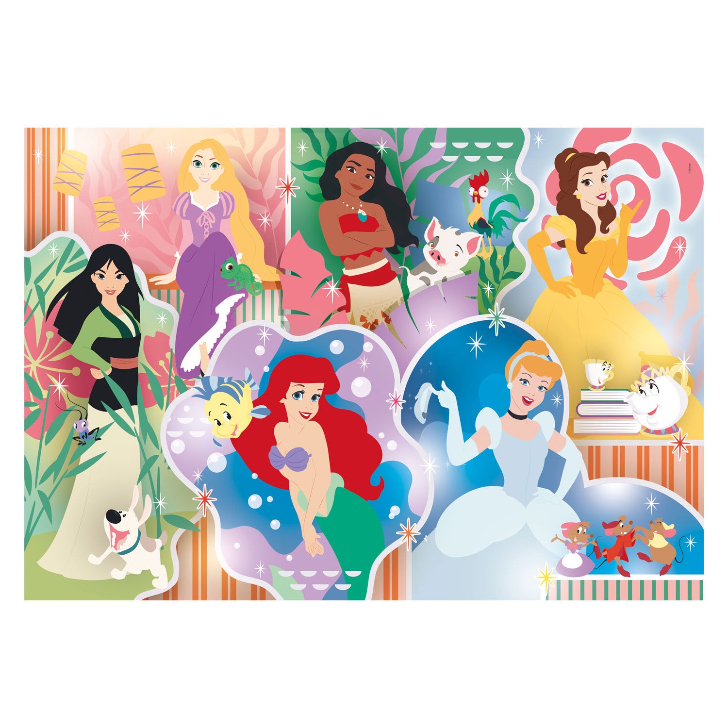 Clementoni Maxipuzzel Disney Prinses, 24st.