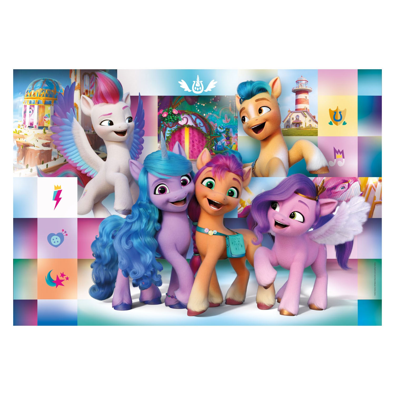 Clementoni maxipuzzel my little pony lachen, 104st.