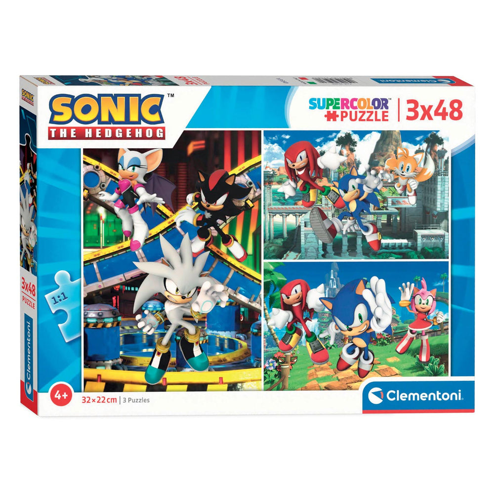 Clementoni Supercolor Puzzel 3x48 Stukjes