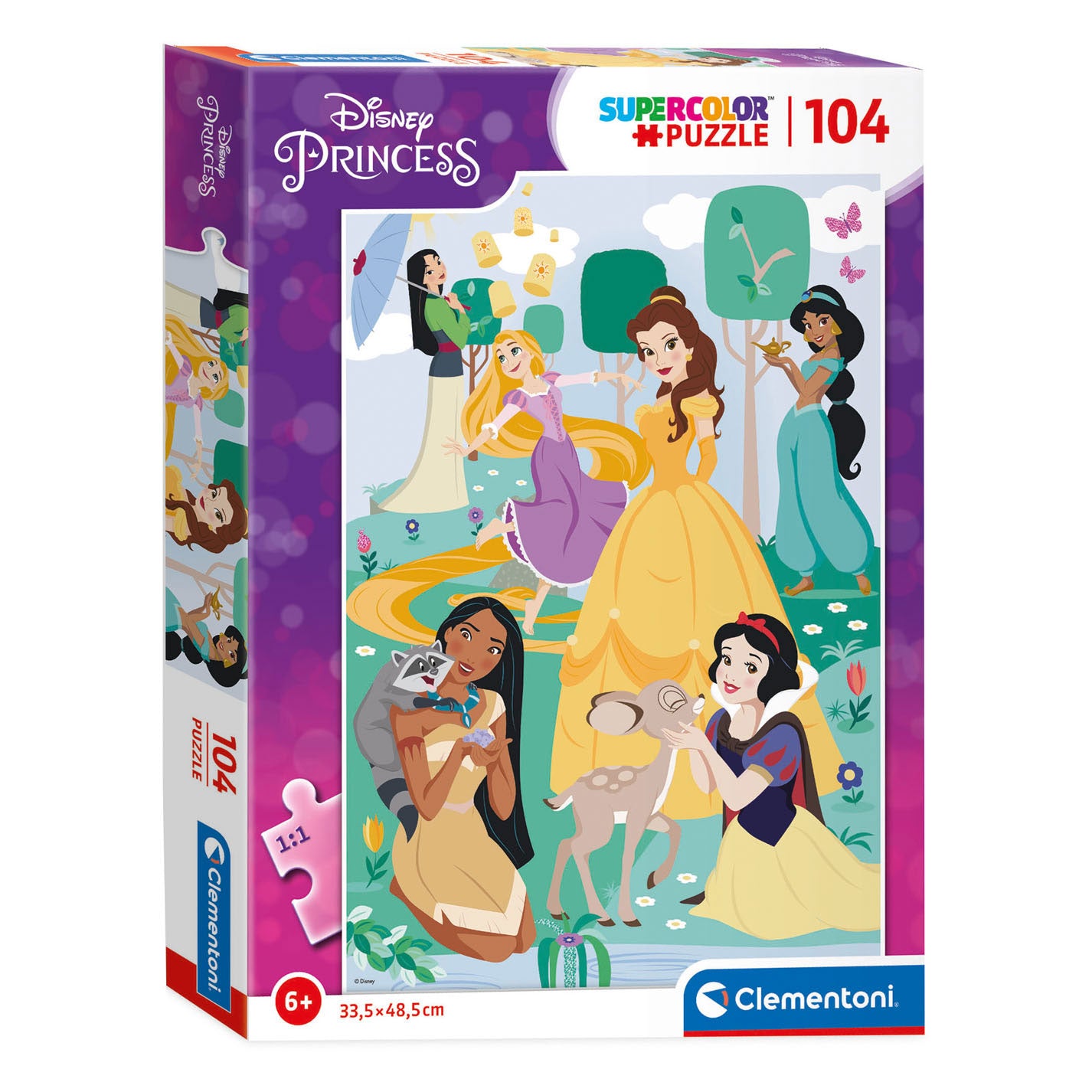 Clementoni puzzel disney princess, 104st.