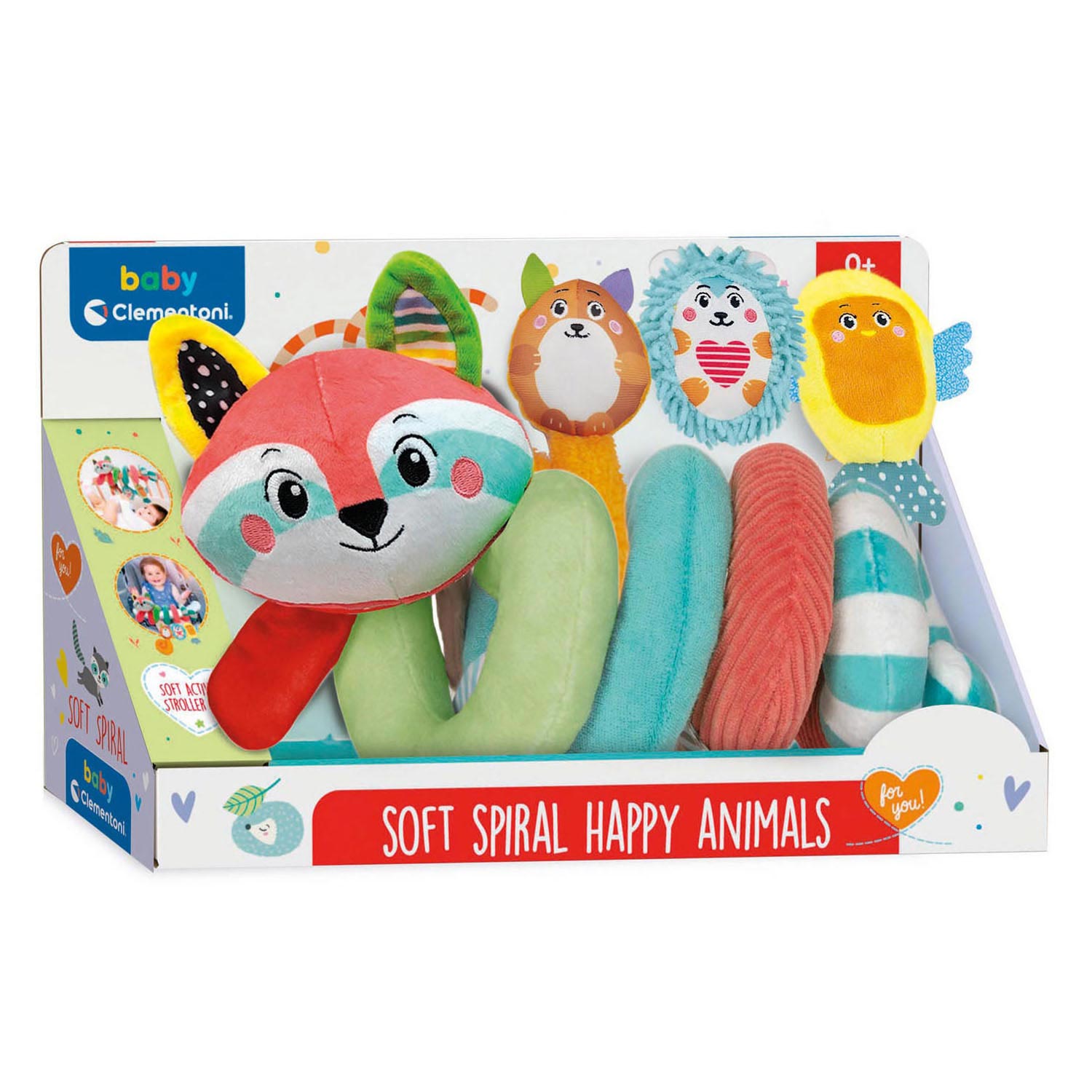 Clementoni Baby - Zachte Activiteitenspiraal Wasbier