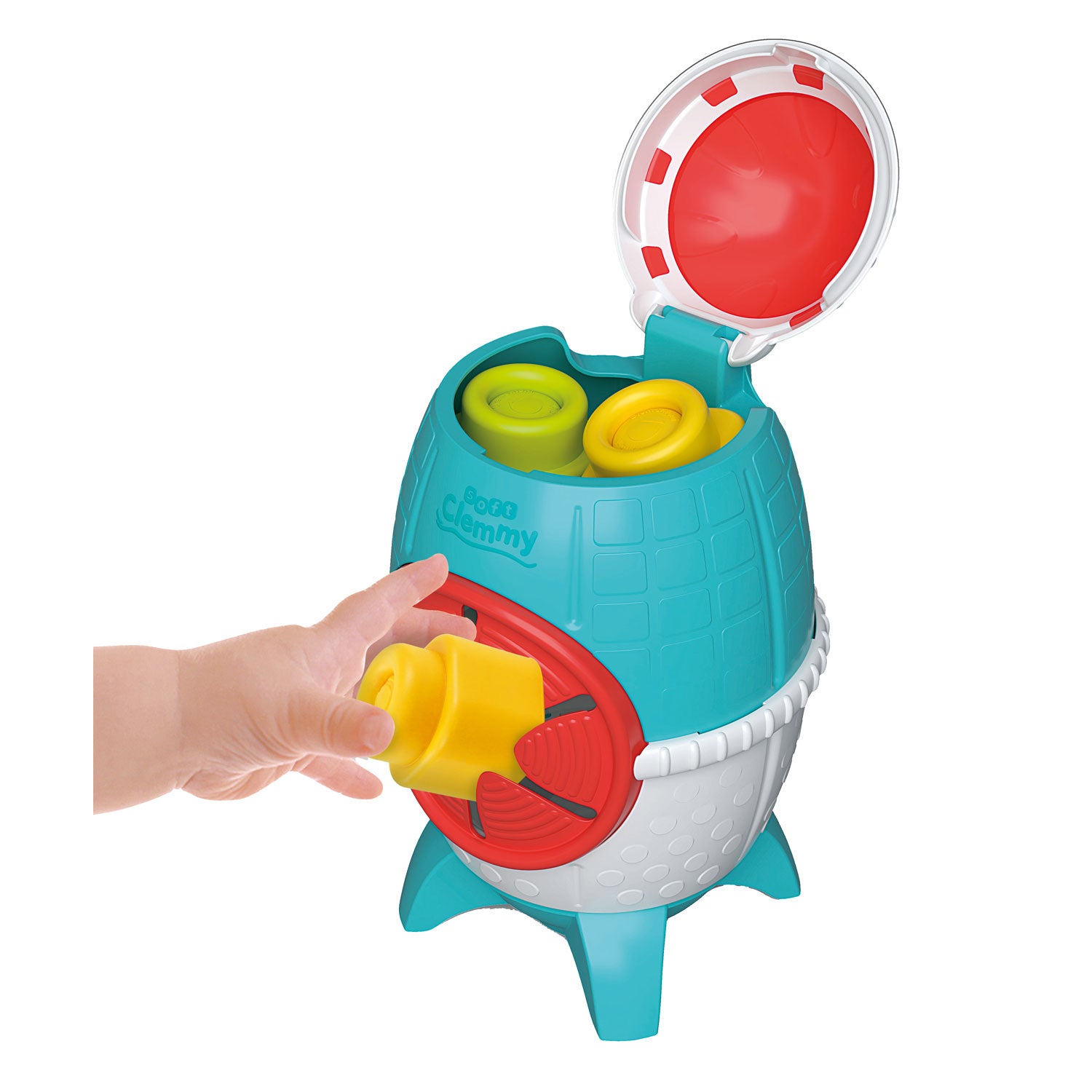Clementoni baby clemmy - sensory raket met blokken
