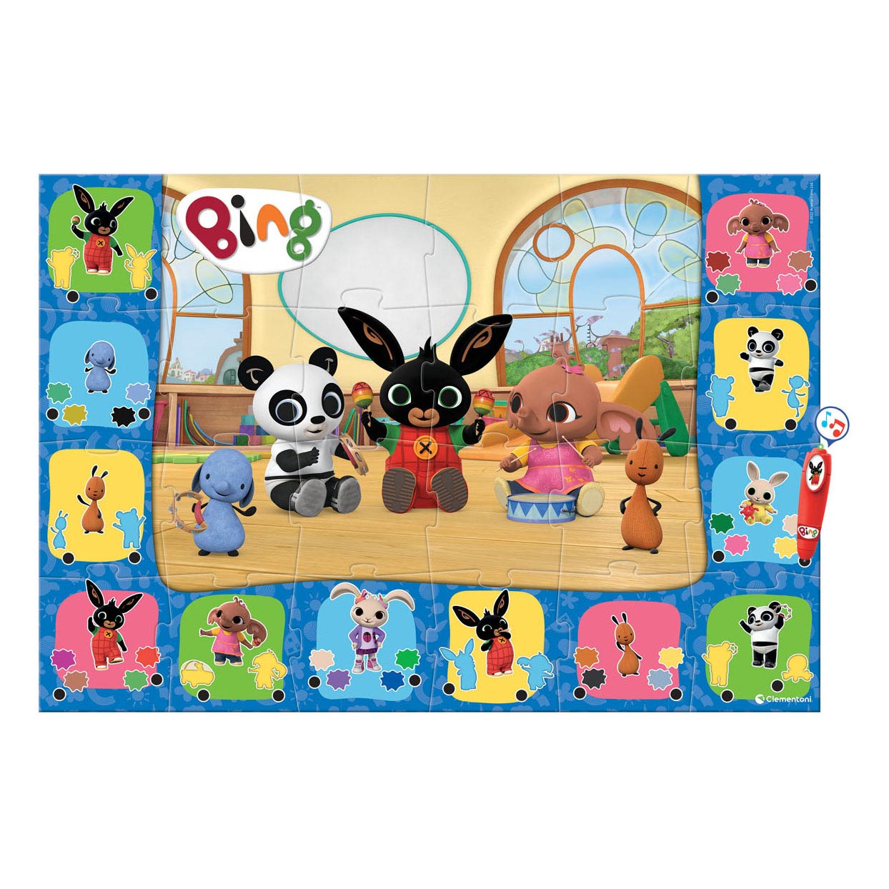 Clementoni Vloerpuzzel Groot Interactief - Bing