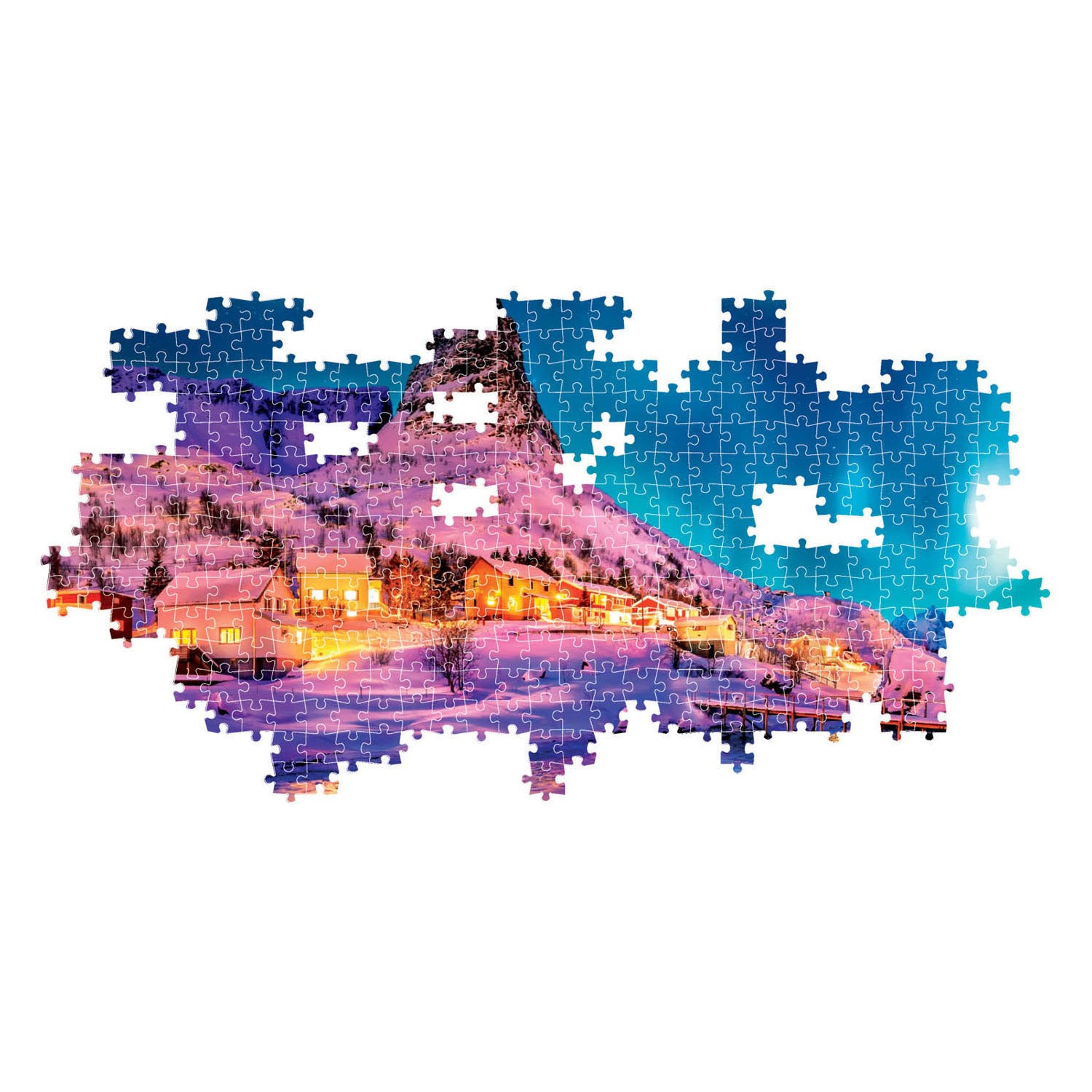 Clementoni panorama legpuzzel lofoten, 1000st.