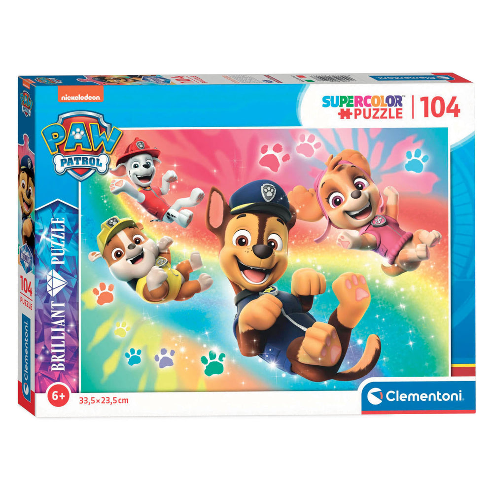 Clementoni Briljante Legpuzzel Paw Patrol, 104st.