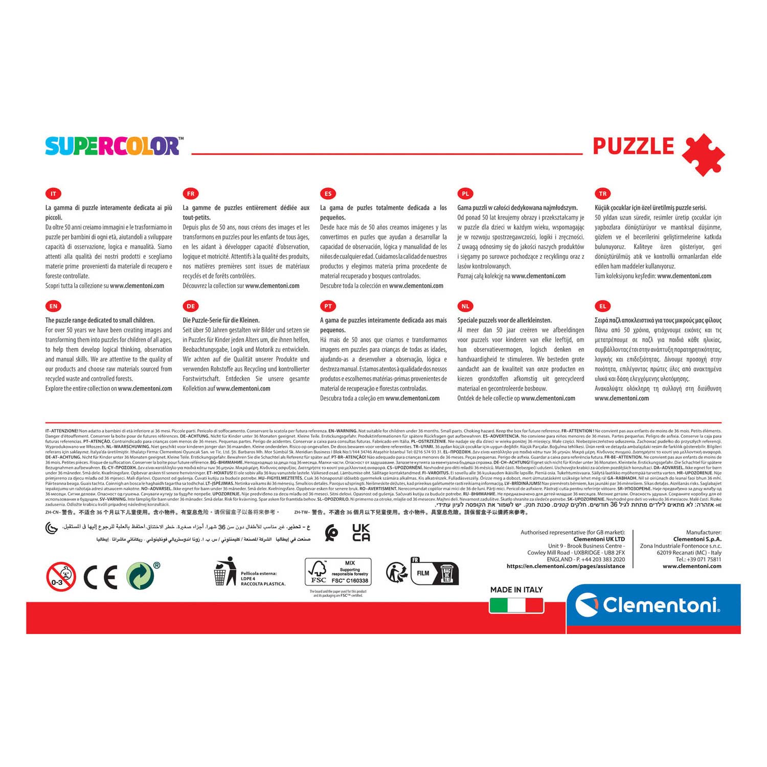 Clementoni Briljante Legpuzzel Paw Patrol, 104st.