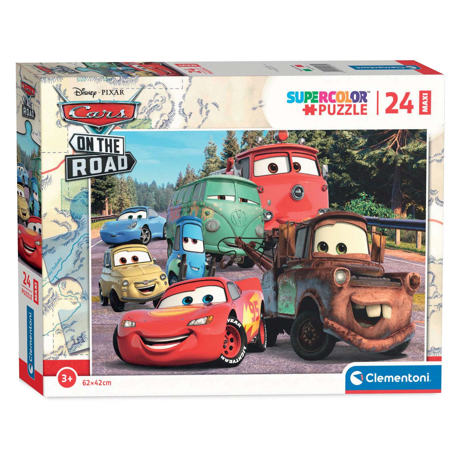 Clementoni Maxi Legpuzzelauto's, 24st.