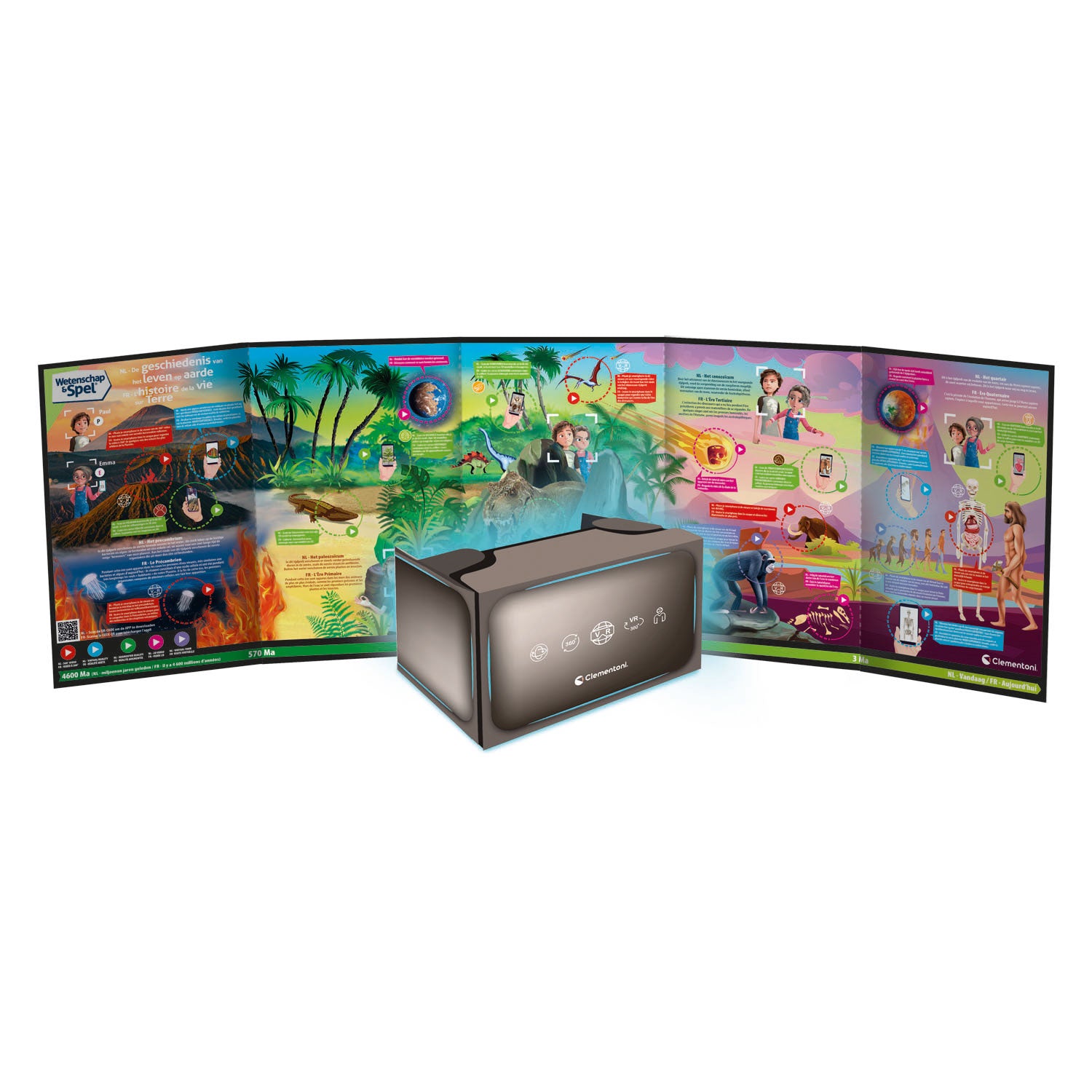 Clementoni Wetenschap en Spel Geschiedenis van Leven op Aarde