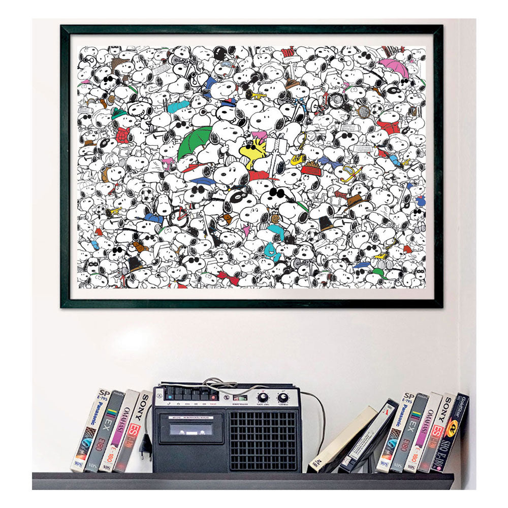 Clementoni legpuzzel impossible peanuts snoopy, 1000st.