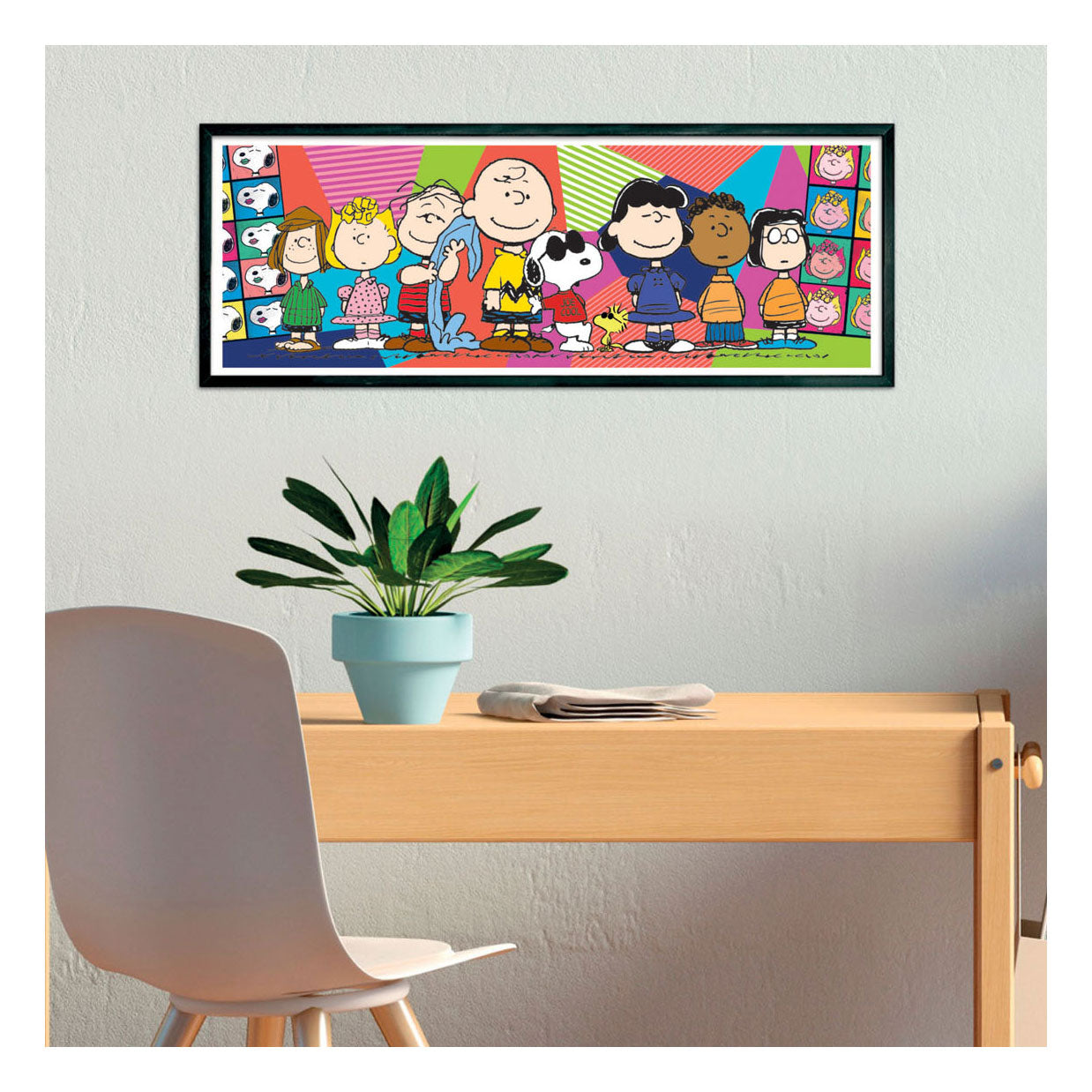 Clementoni Legpuzzel Panorama Pinda's Snoopy, 1000st.