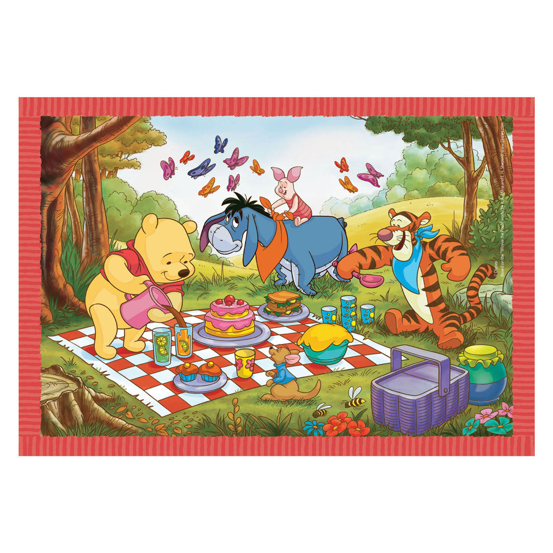 Clementoni Legpuzzel Kleur Disney Winnie de Poeh, 4in1