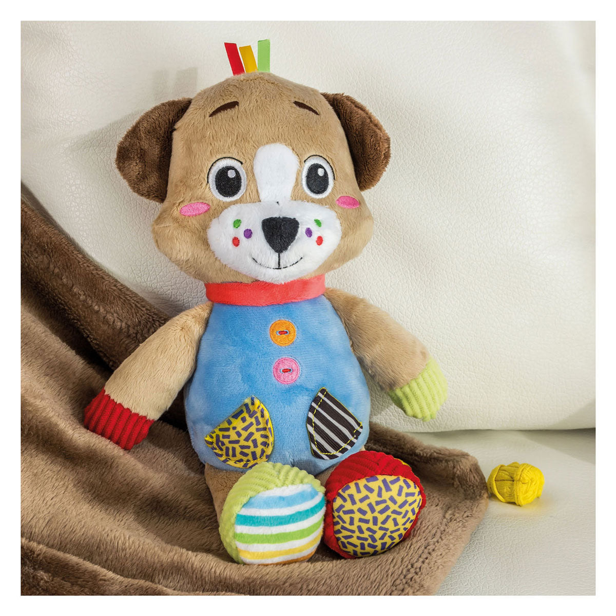 Clementoni baby mijn eerste dierenknuffel - hond