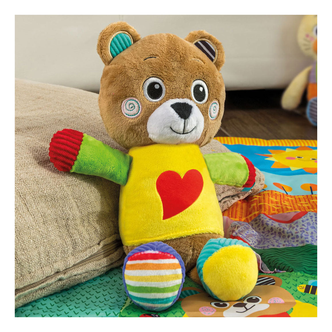 Clementoni baby mijn eerste dierenknuffel - bier