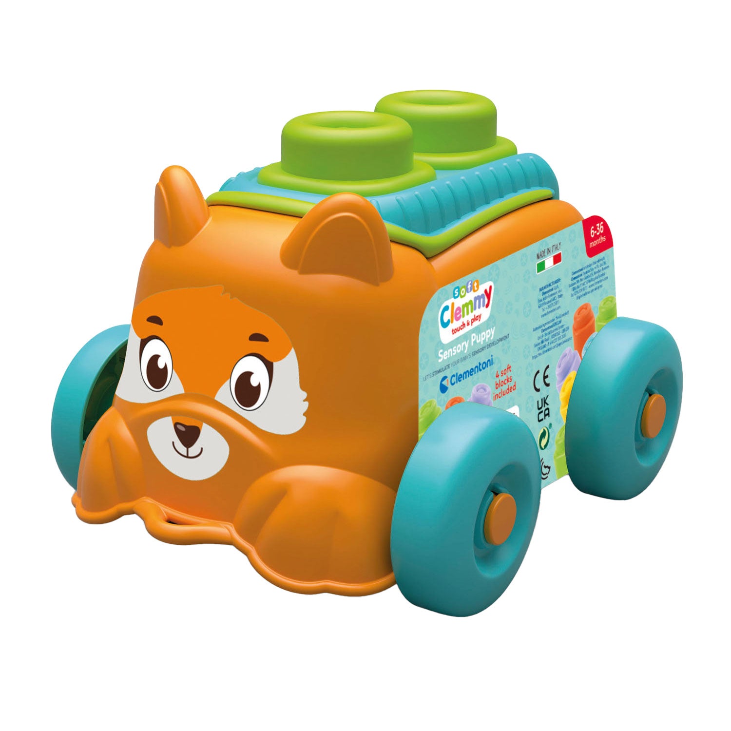 Clementoni babyzachte clemmy blokken emmer hond