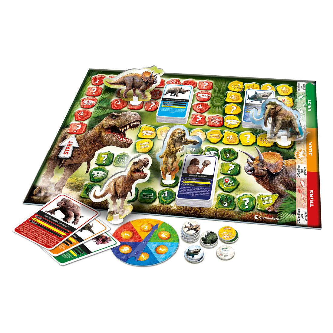 Clementoni dinosauriers en het prehistorie bordspel (nl)