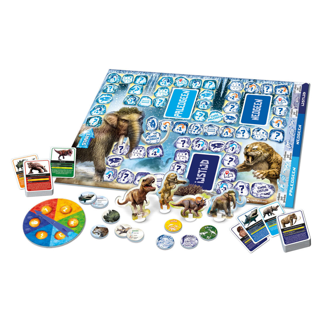 Clementoni dinosauriers en het prehistorie bordspel (nl)