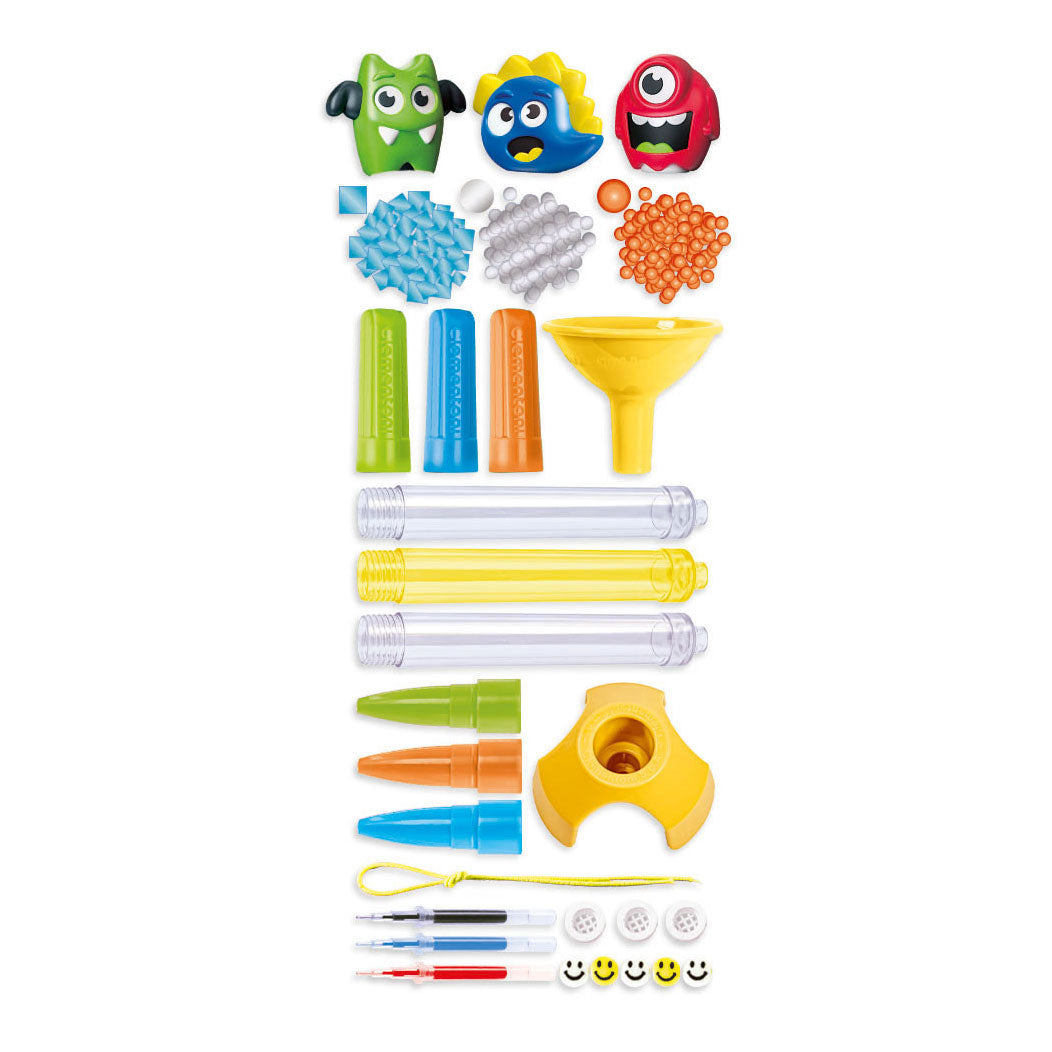 Clementoni idea - glitter pens - craft kit full of accessories - the creative gift - make glitter pens - from 6 years