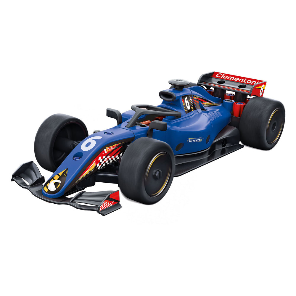 Clementoni Wetenschap en Spel - Mechanica Raceauto van Go Kart 2in1 Bouwset