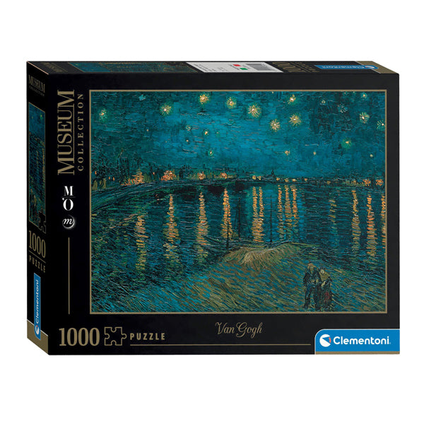Clementoni Legpuzzel Van Gogh Sterrennacht boven de Rhône, 1000st.