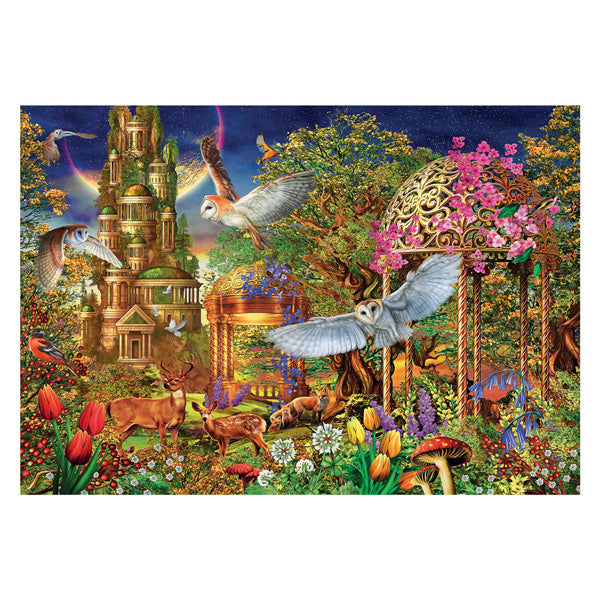 Clementoni legpuzzel forest fantasy garden, 1500st.