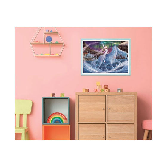 Clementoni legpuzzel super color glow lights - frozen ii, 104st.