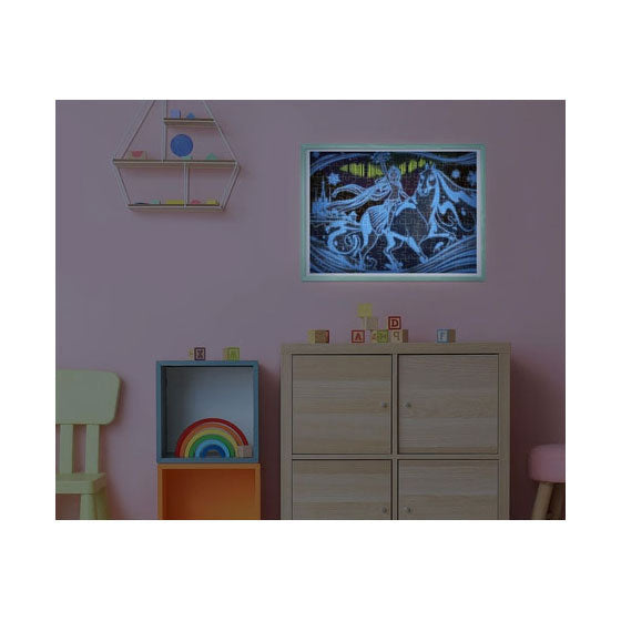Clementoni legpuzzel super color glow lights - frozen ii, 104st.