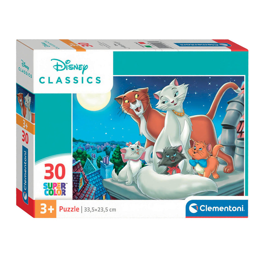 Clementoni legpuzzel superkleur disney dieren, 30st.