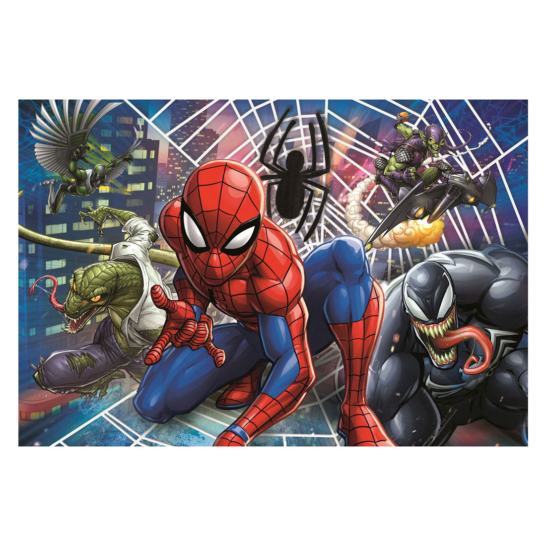 Clementoni legpuzzel super kleur maxi spiderman, 60st.