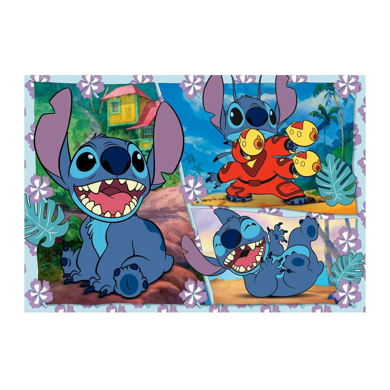 Clementoni legpuzzel super kleur maxi disney stitch, 104st.