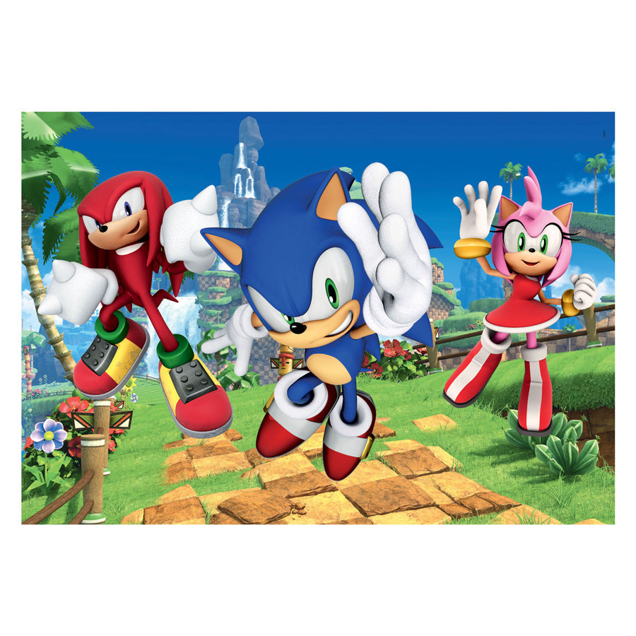 Clementoni legpuzzel super kleur maxi sonic, 104st.