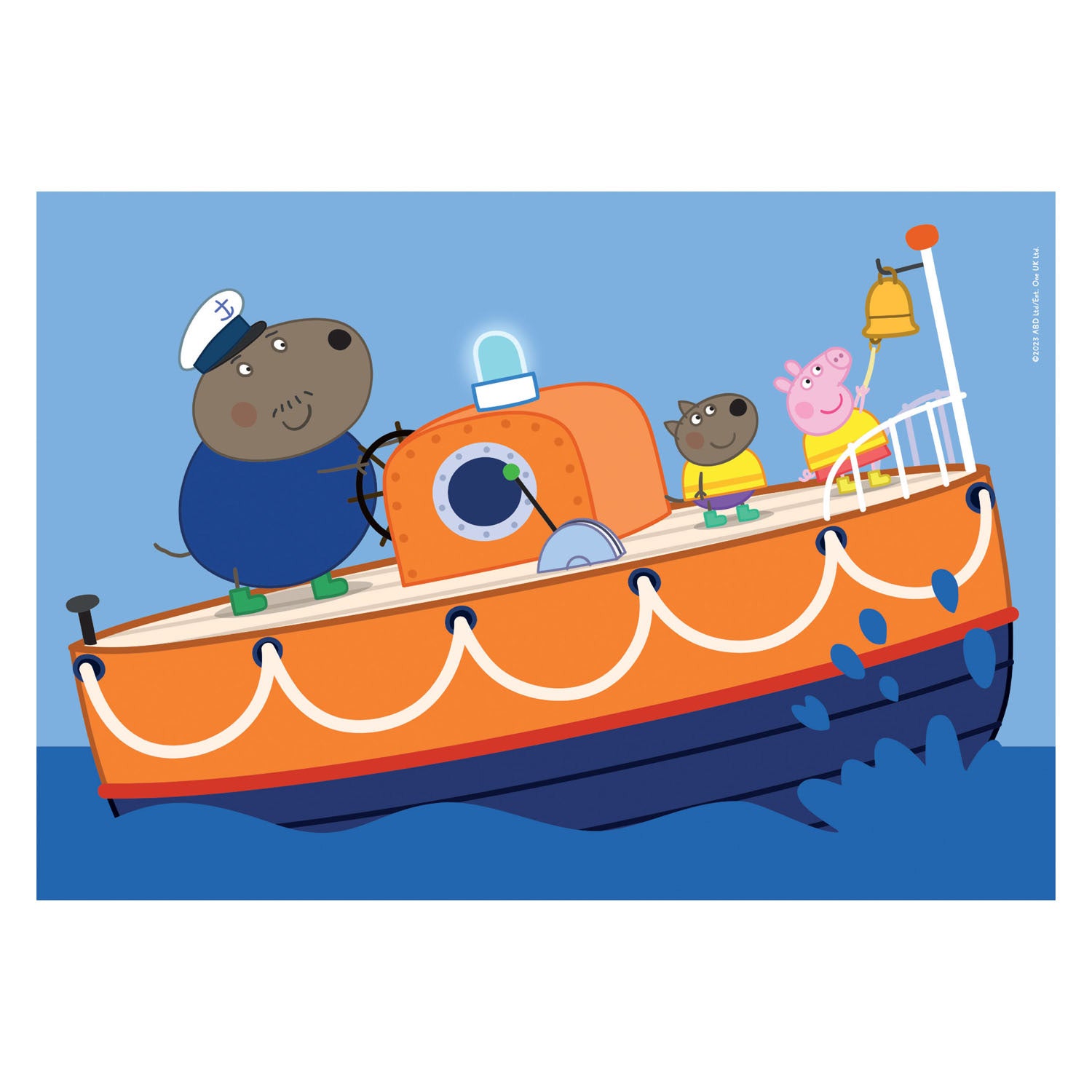 Clementoni legpuzzel superkleur peppa pig, 2x20st.