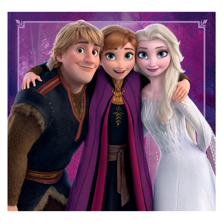 Disney clementoni legpuzzel super kleur vierkant bevroren, 3x48st.