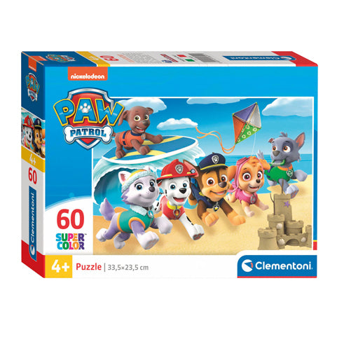 Clementoni legpuzzel superkleuren paw Patrol, 60st.