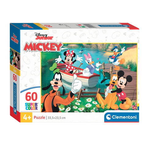 Clementoni legpuzzel superkleur disney mickey mouse, 60st.
