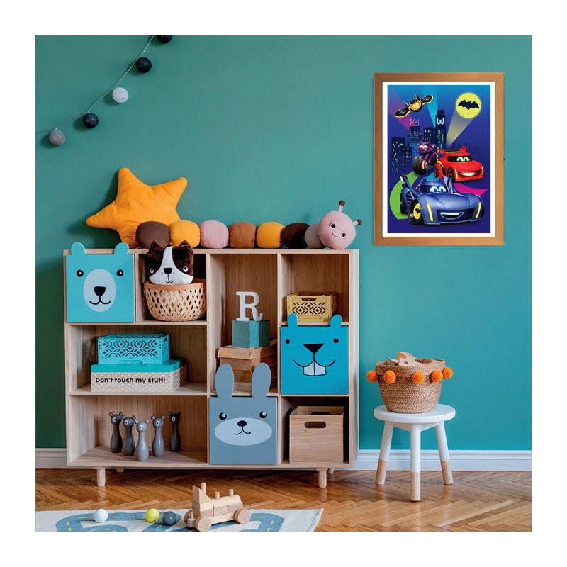 Clementoni legpuzzel superkleuren batwheels, 60st.