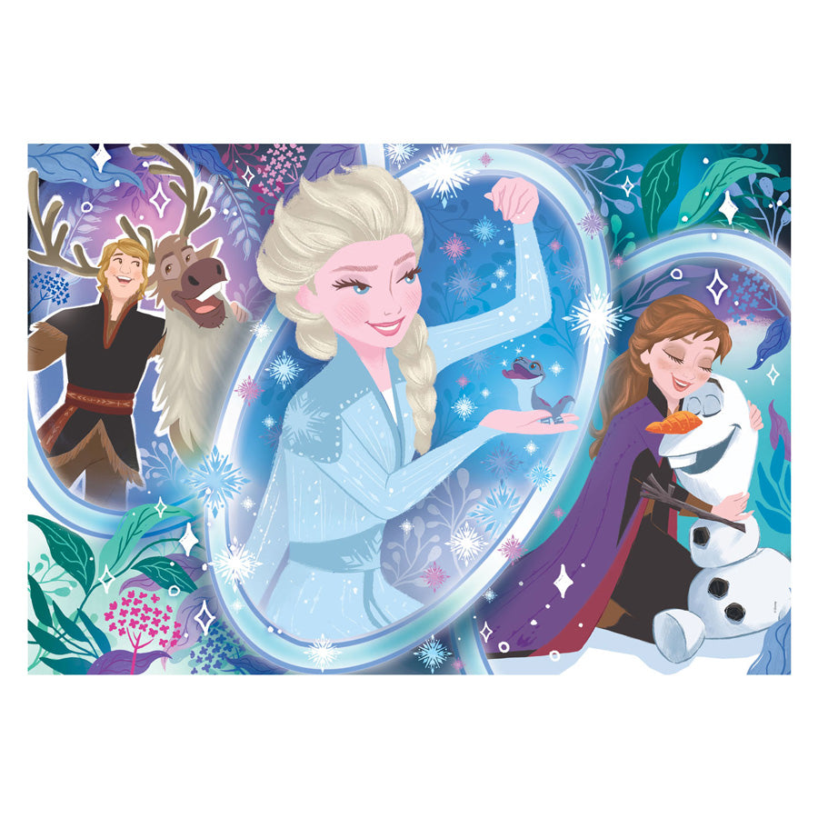 Clementoni legpuzzel super kleur bevroren, 104st.
