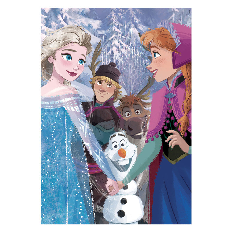 Clementoni legpuzzel super kleur disney frozen, 104st.
