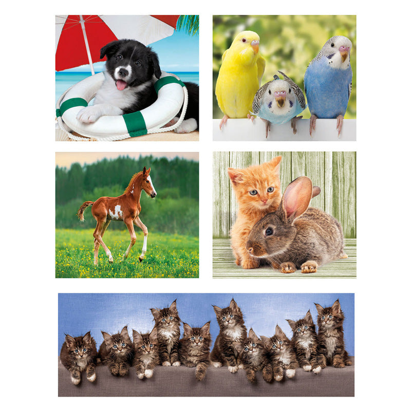 Clementoni legpuzzel superkleur 10in1 dierenvriendjes