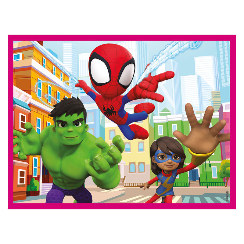Clementoni blokpuzzel spidey en zijn geweldige vrienden, 12st.