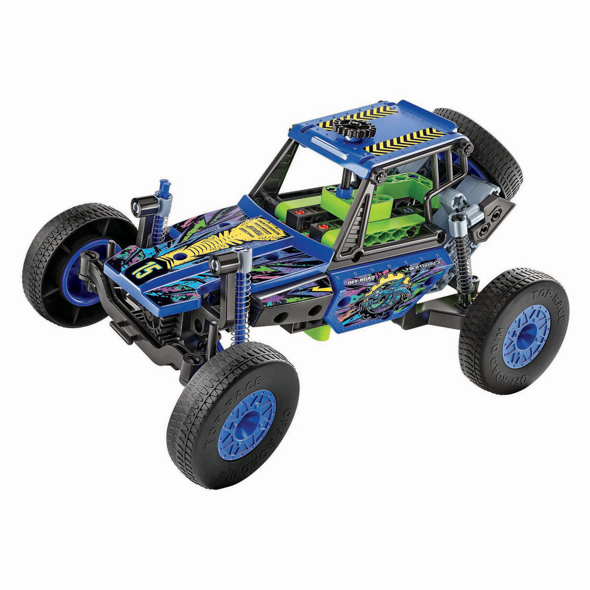 Clementoni wetenschap en spel - mechanica offroad bouwset, 10 modellen
