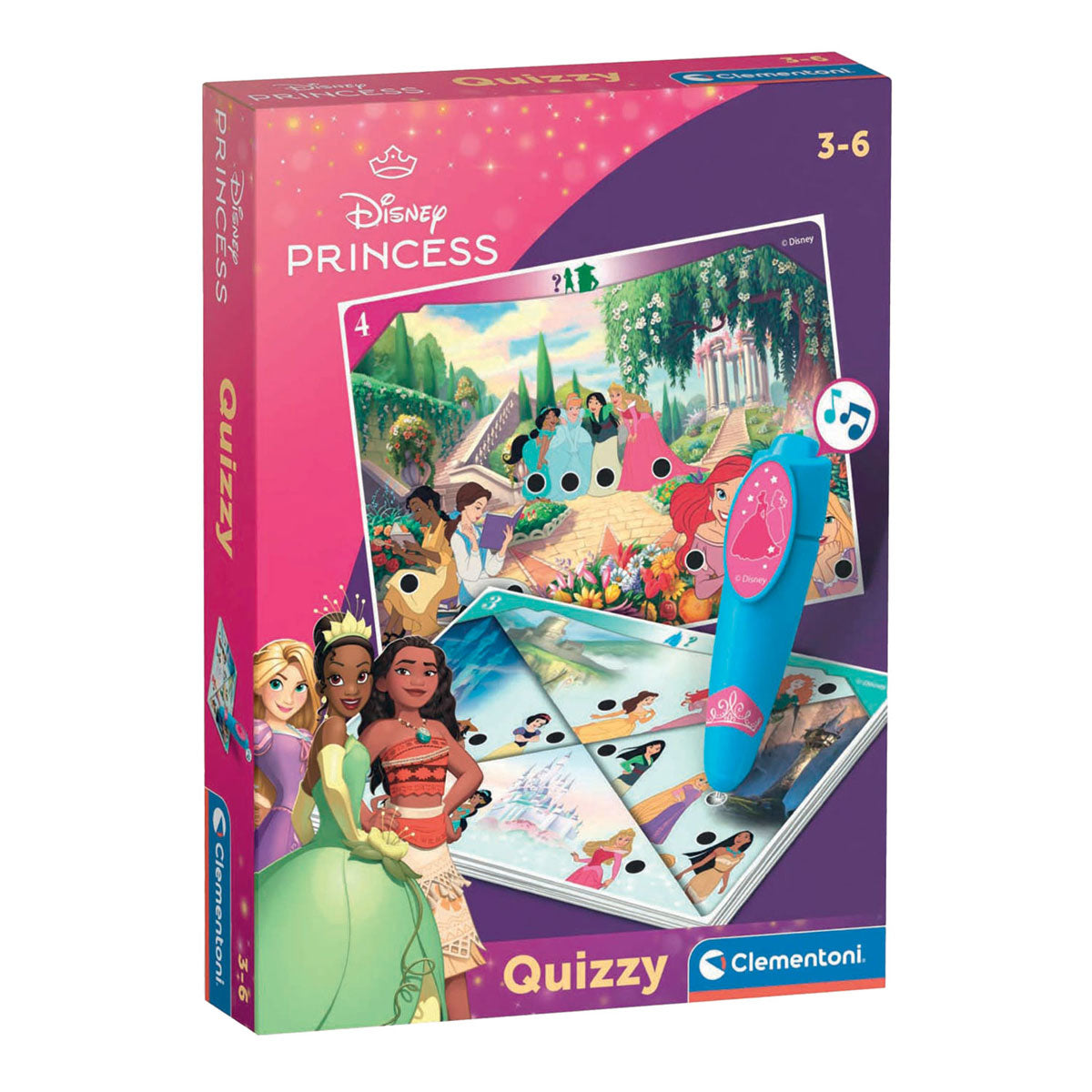Clementoni disney princess quizzy spel
