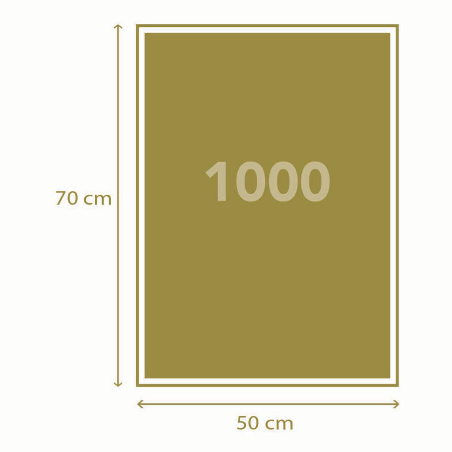 Clementoni legpuzzel kunstwerken madonna in de grot, 1000st.